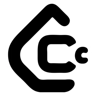 LeetCode logo solid black filled icon clean modern sticker