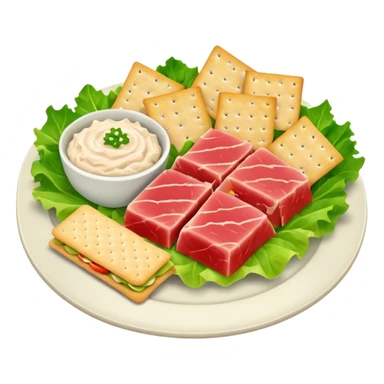 Tuna plate sticker