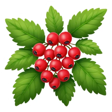 berry bush sticker