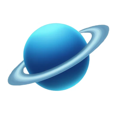 neptune planet dark blue sticker