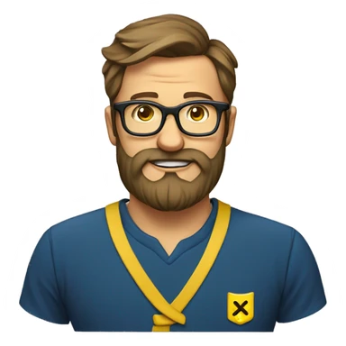 Nerd beard man glasses romania shirt sticker