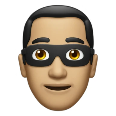 joko widodo with burglar mask sticker