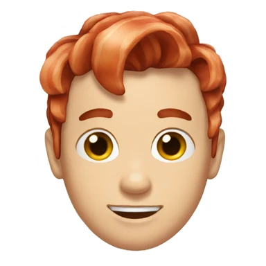 a bacon hair sticker