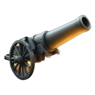 Cannon fire sticker