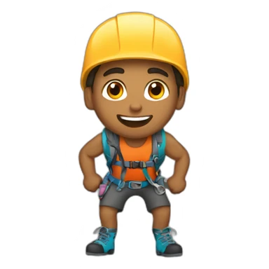 Rock Climber sticker