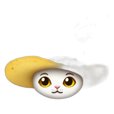cat head in a tacos sticker