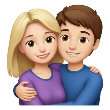 Hottie girl boy romance sticker