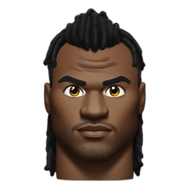 Francis Ngannou qui fait caca sticker