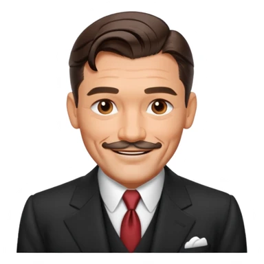 Clark Gable sticker