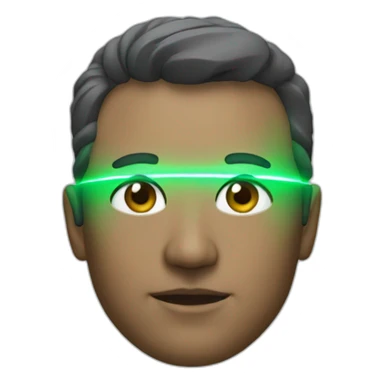 AI with laser sticker