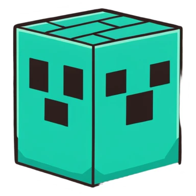 Minecraft block sticker