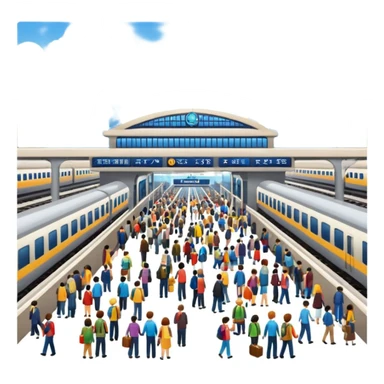 railway station in PNG format sticker