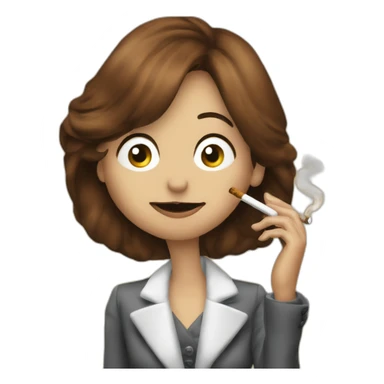 cristina fernandez de kirchner smoking sticker