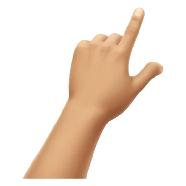 finger tapping down to watch  sticker