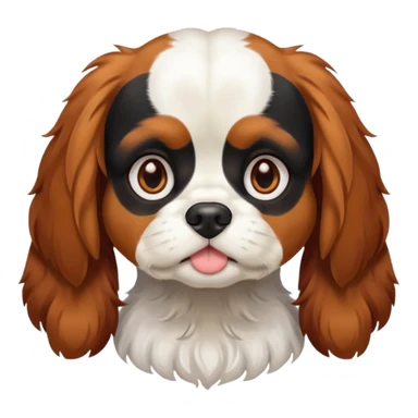 Cavalier king dog sticker