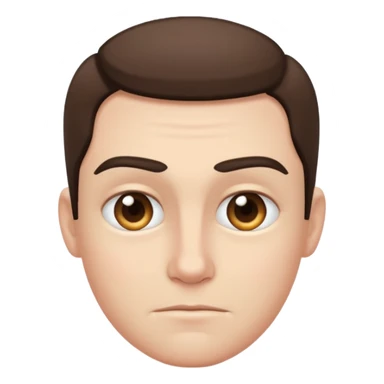 raised eyebrow sticker