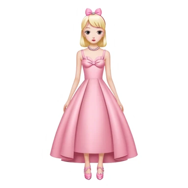 miu miu couture dress pink  sticker