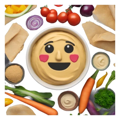 Mezze Houmous Rainbow Veg Grain Bowl sticker