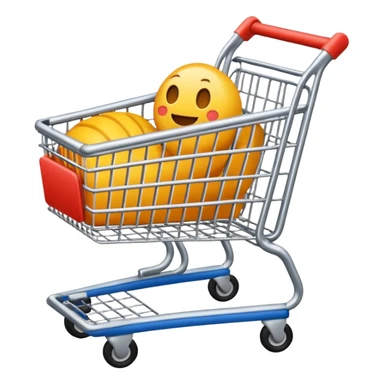 shopping cart sticker