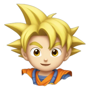 Kid-goku sticker
