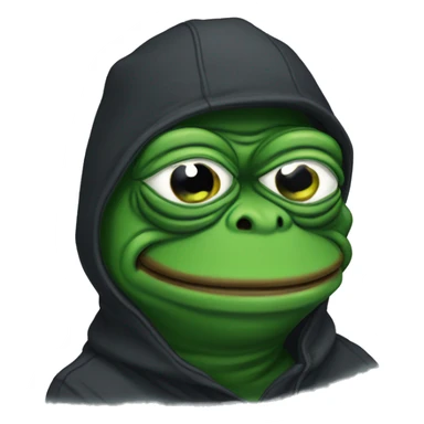 pepe frog as rab sticker