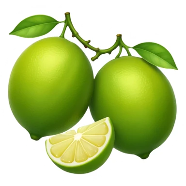 green two lemons sticker