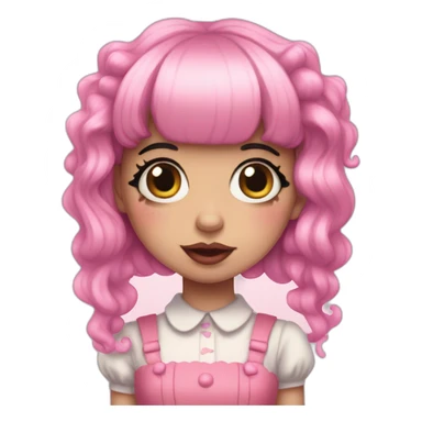 Melanie martinez pink creature sticker