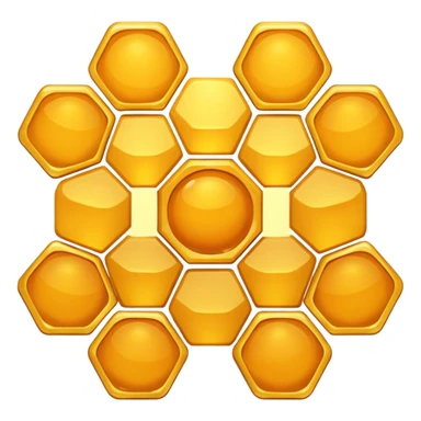 Honeycomb sticker