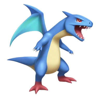 Latios-Sharpedo-Charmeleon-Gible-Gabite-Larvitar-Fakémon-Fusion Full Body sticker
