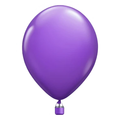 iPhone text purple balloon sticker