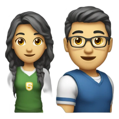 Gaming school united university sticker