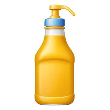 yellow sauce bottle  sticker