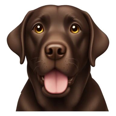 chocolate labrador sticker