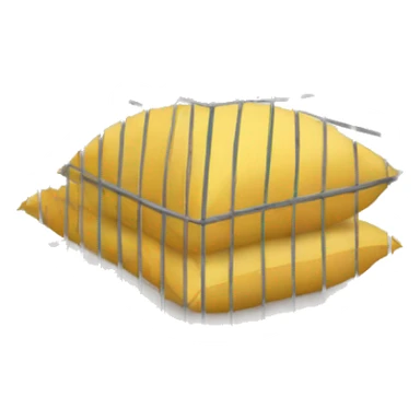 Cage with pillow sticker