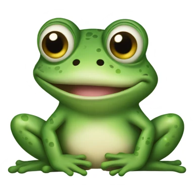 Frog artist cottagecore sticker