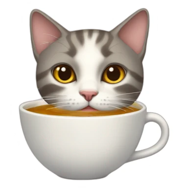 A cat in thé girl sticker