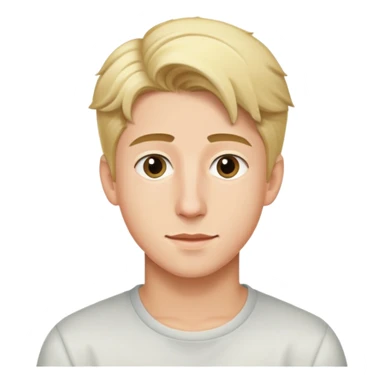 Milo Manheim, young male actor with blonde hair sticker
