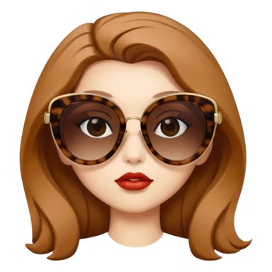 Brown Miumiu Sunglasses sticker