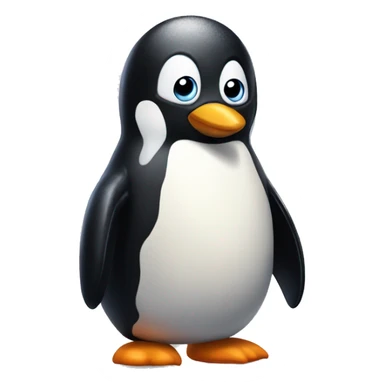  giant 🧠 penguin, genius penguin!! sticker