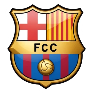 Barcelona FC значок команды sticker