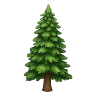 spruce tree sticker
