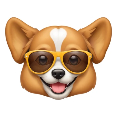 funny cool dog sticker