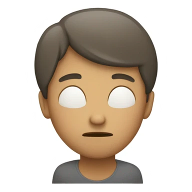 a person nodding  sticker