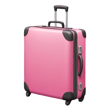 pink suitcase sticker