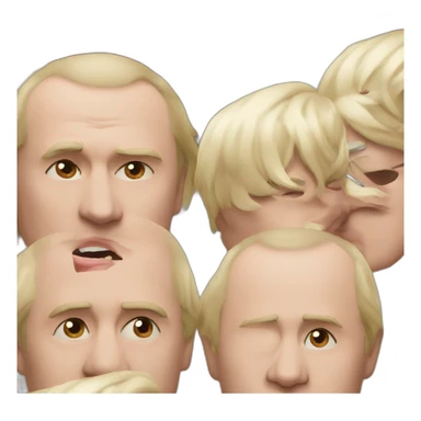 putin-face-sending-kiss sticker