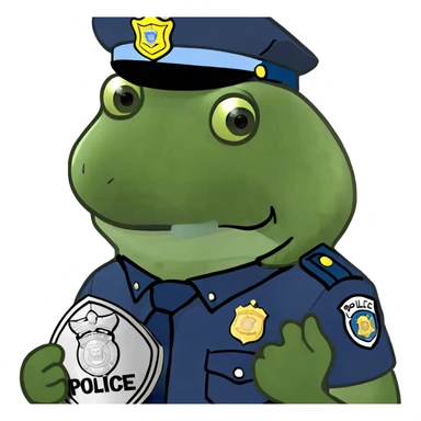 a police officer sticker