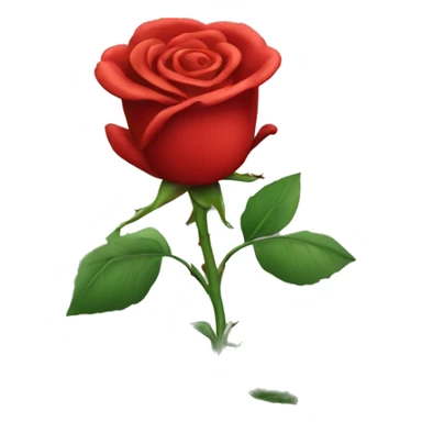 red rose going  sticker