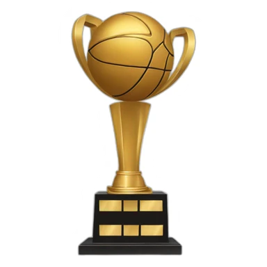 Nba championship trophy sticker