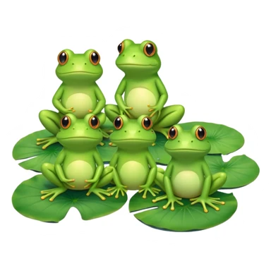 Frogs sticker