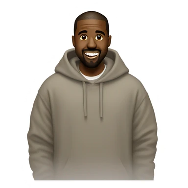 Kanye west smiling  sticker